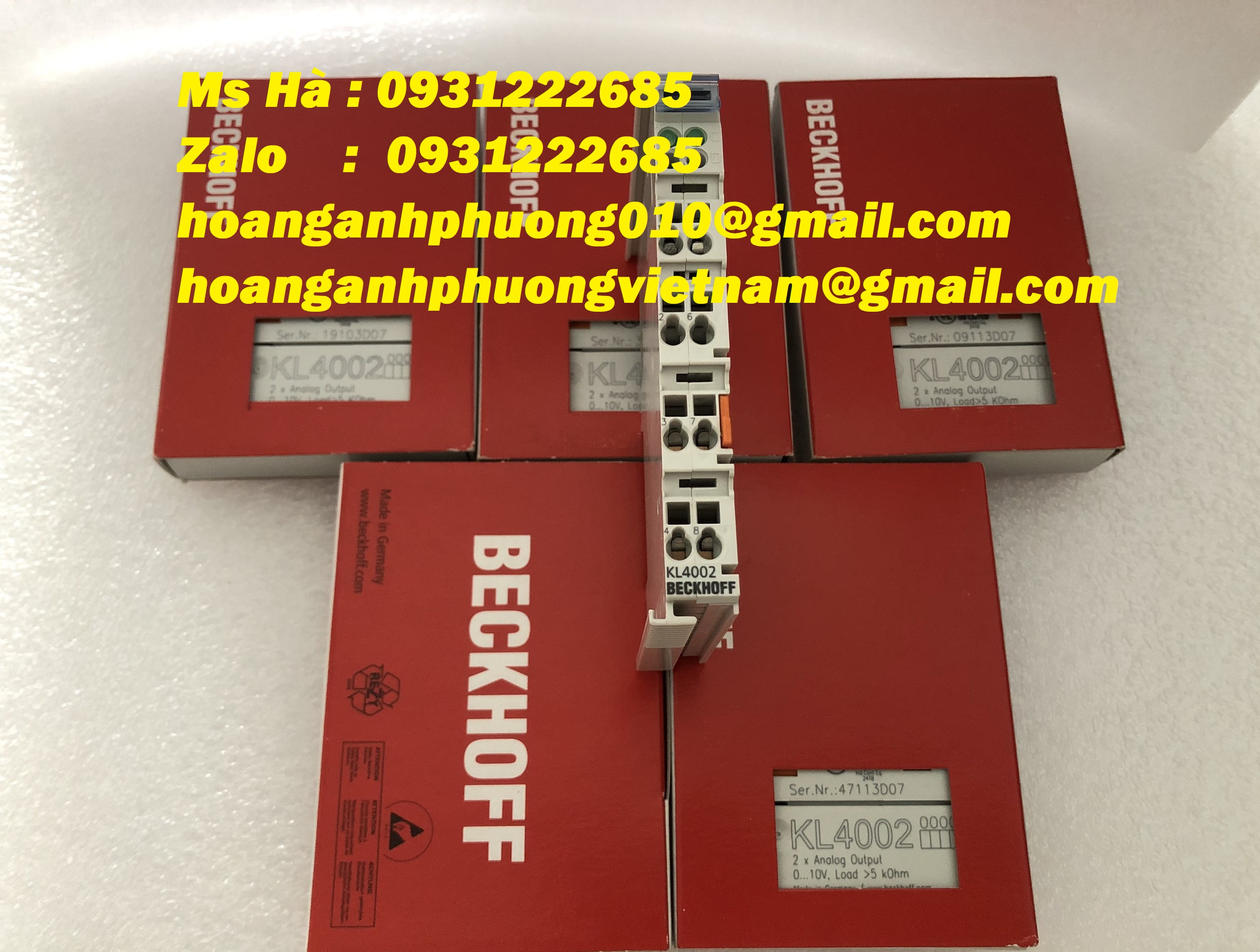 Thiết bị đầu cuối beckhoff KL4002 nhập khẩu giá tốt